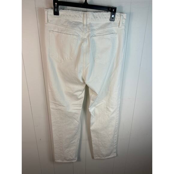 Joe's Jeans Womens Jeans Sz 29 The Scout White Mid Rise Slim Boyfriend - Picture 3 of 8